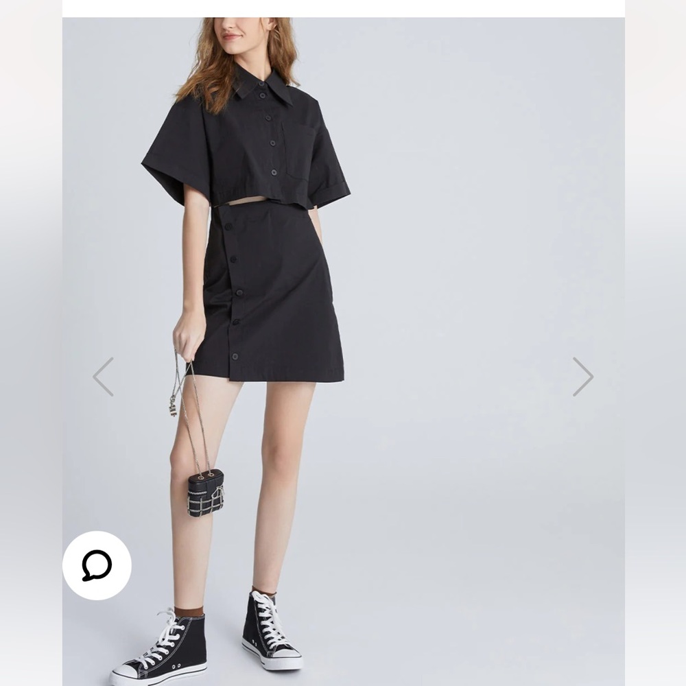 Urban Revivo black collared dress